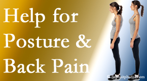 Poor posture and back pain are linked and find help and relief at New Roads Chiropractic Center.