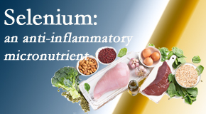 New Roads Chiropractic Center shares information on the micronutrient, selenium, and the detrimental effects of its deficiency like inflammation.