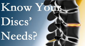 Your New Roads chiropractor knows all about spinal discs and what they need nutritionally. Do you?