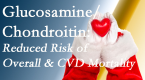 New Roads Chiropractic Center presents new research supporting the habitual use of chondroitin and glucosamine which is shown to reduce overall and cardiovascular disease mortality.