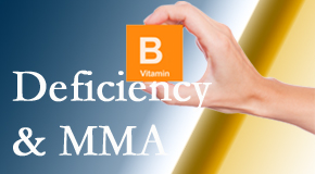 New Roads Chiropractic Center points out B vitamin deficiencies and MMA levels may affect the brain and nervous system functions. 