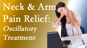 New Roads Chiropractic Center reduces neck pain and related arm pain by using gentle motion-based manipulation. 