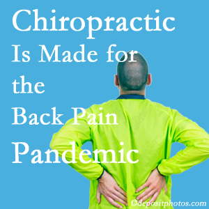 New Roads chiropractic care at New Roads Chiropractic Center is well-equipped for the pandemic of low back pain. 