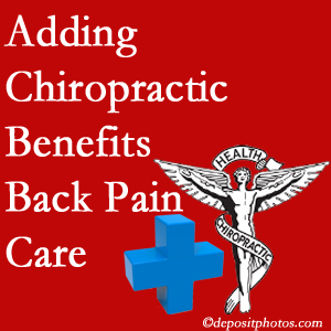 Added New Roads chiropractic to back pain care plans works for back pain sufferers. 