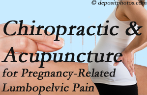 New Roads chiropractic and acupuncture may help pregnancy-related back pain and lumbopelvic pain.