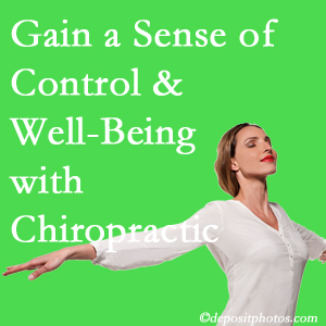 Using New Roads chiropractic care as one complementary health alternative improved patients sense of well-being and control of their health.