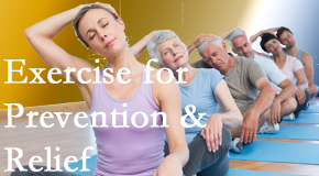 New Roads Chiropractic Center recommends exercise as a key part of the back pain and neck pain treatment plan for relief and prevention.