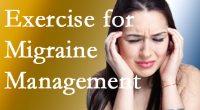 New Roads Chiropractic Center incorporates exercise into the chiropractic treatment plan for migraine relief.