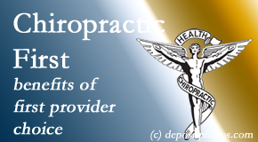 New Roads chiropractic care like that delivered at New Roads Chiropractic Center is shown to result in less cost. 