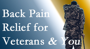 New Roads Chiropractic Center treats veterans with back pain and PTSD and stress.