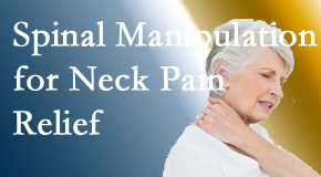 New Roads Chiropractic Center delivers chiropractic spinal manipulation to reduce neck pain. Such spinal manipulation decreases the risk of treatment escalation.