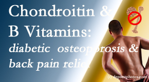 New Roads Chiropractic Center offers nutritional advice for back pain relief that includes chondroitin sulfate and B vitamins. 