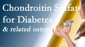New Roads Chiropractic Center shares new info on the benefits of chondroitin sulfate for diabetes management of its inflammatory and osteoporotic aspects.