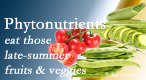New Roads Chiropractic Center shares research on the benefits of phytonutrient-filled fruits and vegetables. 