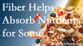 New Roads Chiropractic Center shares research about benefit of fiber for nutrient absorption and osteoporosis prevention/bone mineral density enhancement.
