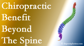 New Roads Chiropractic Center chiropractic care benefits more than the spine especially when the thoracic spine is treated!