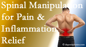 New Roads Chiropractic Center presents encouraging news about the influence of spinal manipulation may be shown via blood test biomarkers.