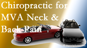 New Roads Chiropractic Center provides gentle relieving Cox Technic to help heal neck pain after an MVA car accident.