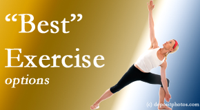 New Roads Chiropractic Center applauds the question from our back pain sufferers who want to know which exercise is best to get rid of pain: Pilates, yoga, strength, core, aerobic, etc.?