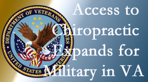 New Roads chiropractic care helps relieve spine pain and back pain for many locals, and its availability for veterans and military personnel increases in the VA to help more. 