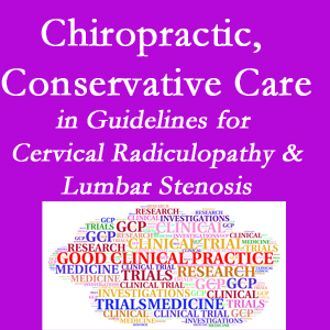New Roads chiropractic care for cervical radiculopathy and lumbar spinal stenosis is often ignored in medical studies and guidelines despite documented benefits. 