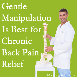 Gentle New Roads chiropractic treatment of chronic low back pain is best. 