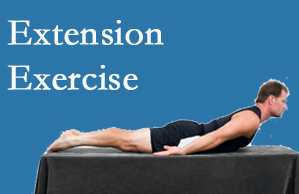 New Roads Chiropractic Center recommends extensor strengthening exercises when back pain patients are ready for them.