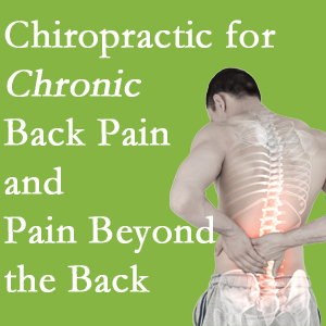 New Roads chiropractic care helps control chronic back pain that causes pain beyond the back and into life that prevents sufferers from enjoying their lives.