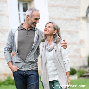 image of New Roads happy couple with relief of failed back surgical syndrome back pain