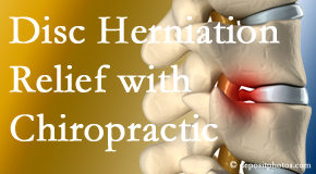 New Roads Chiropractic Center gently treats the disc herniation causing back pain. 